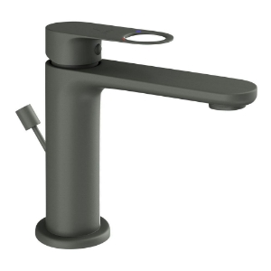 Picture of Single Lever Basin Mixer with Popup Waste - Graphite
