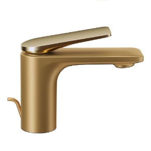 Picture of Single Lever Basin Mixer with Popup Waste - Gold Matt PVD