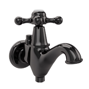 Picture of Two Way Bib Tap - Black Chrome