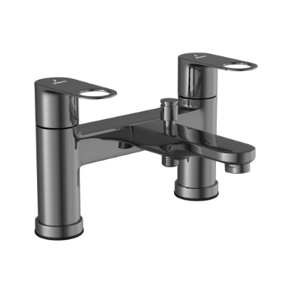 Picture of H Type Bath and Shower Mixer - Black Chrome
