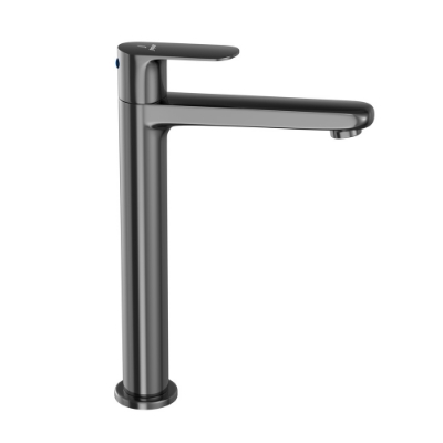 Picture of High Neck Basin Tap - Black Chrome