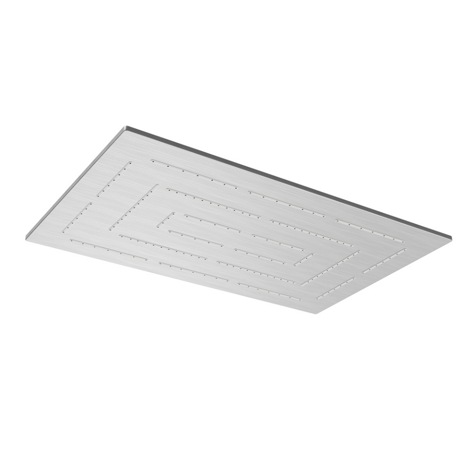 Picture of Single Function Rectangular Shape Maze Overhead Shower - Stainless Steel