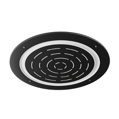Picture of Maze Prime Round Shape Single Function Shower - Black Matt