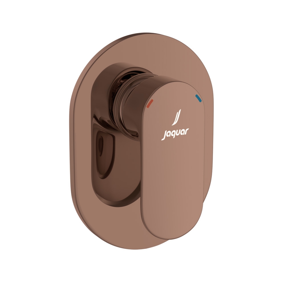 Picture of Exposed Part Kit of Single Lever In-wall Manual Valve - Blush Gold PVD