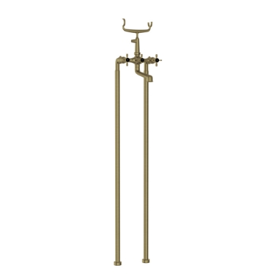 Picture of Bath & Shower Mixer with Telephone Shower Crutch - Antique Bronze