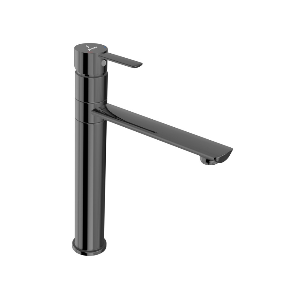 Picture of Single Lever High Neck Basin Mixer - Black Chrome