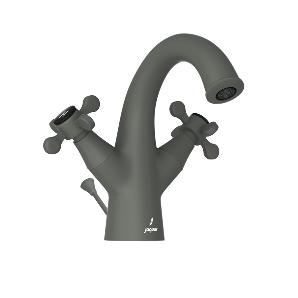 Picture of Monoblock Basin Mixer with popup waste - Graphite