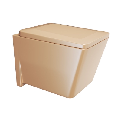 Picture of Rimless Blind Installation Wall Hung WC - Beige Matt