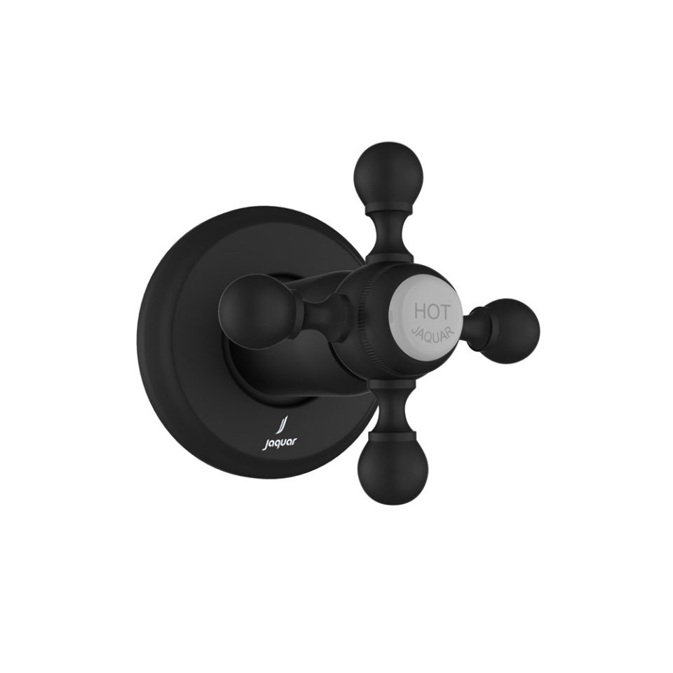 Picture of In-wall Stop Valve Hot Only - Black Matt